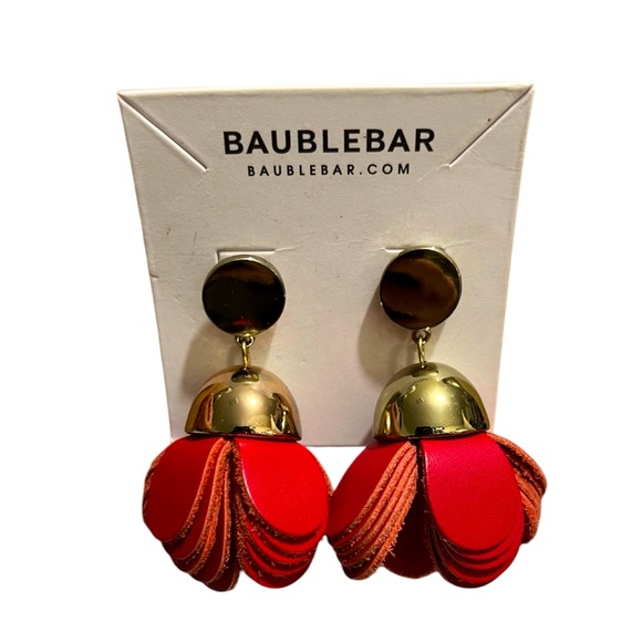 BaubleBar Tulip Petal Flower Earrings - Picture 2 of 3